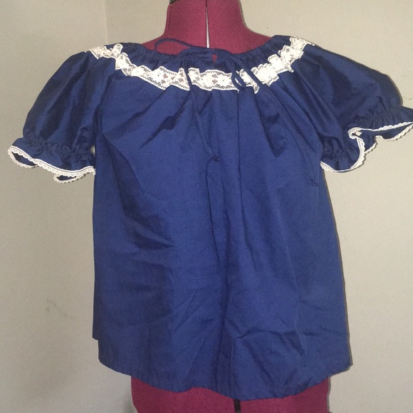 Vintage Peasant Top - Picture 3 of 7